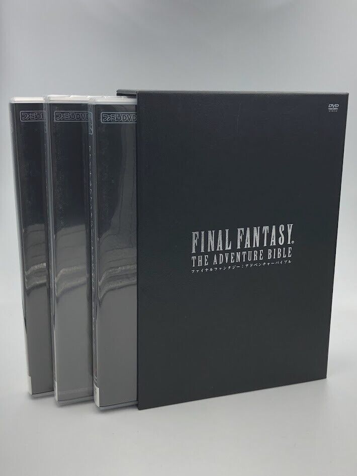 Final Fantasy: The Adventure Bible 3-disc DVD box set Japan import Famitsu