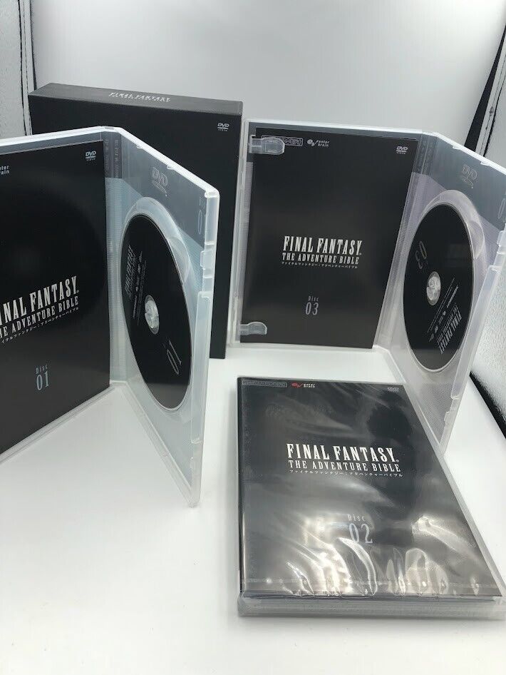 Final Fantasy: The Adventure Bible 3-disc DVD box set Japan import Famitsu