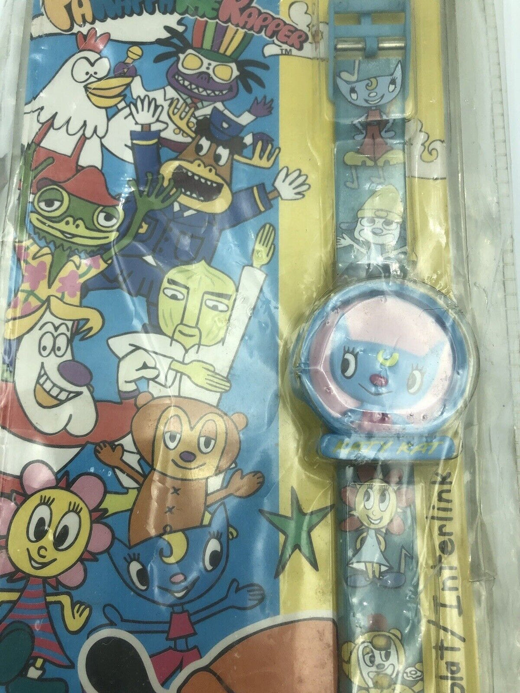 Parappa the Rapper Japanese Playstation game + NEW Katy Kat Digital Watch set
