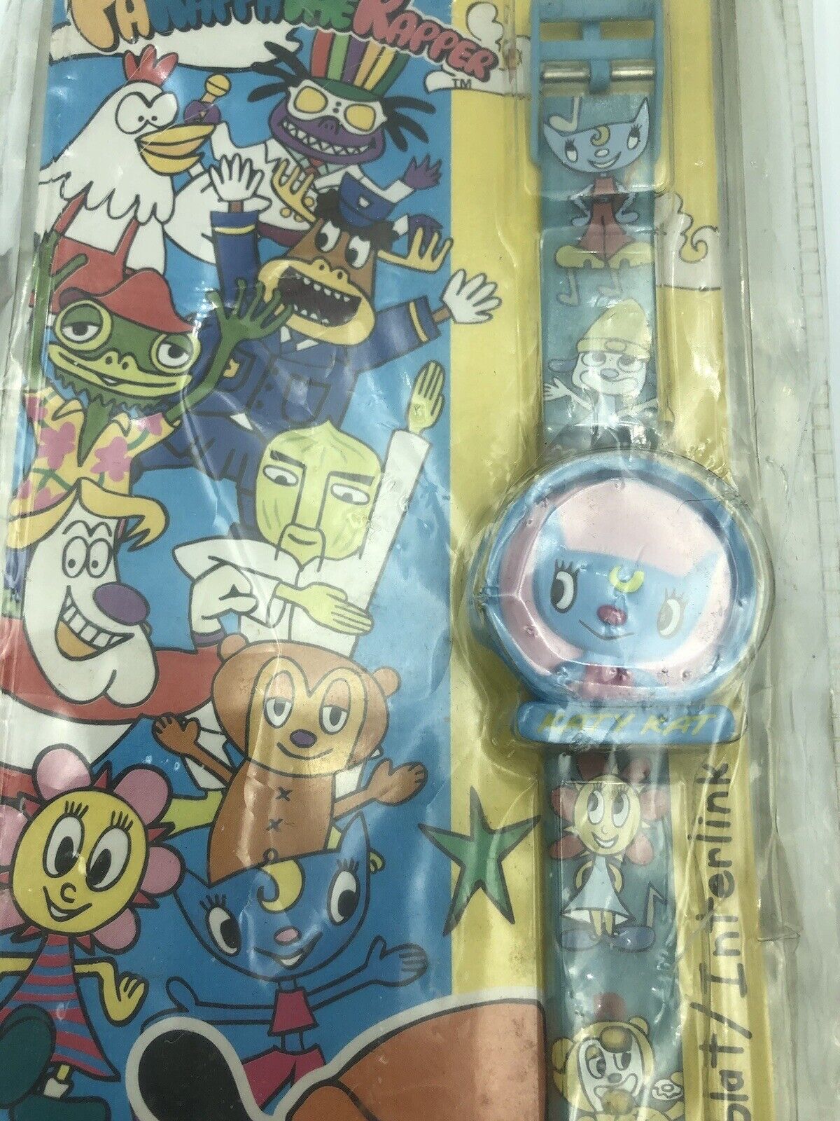 Parappa the Rapper Japanese Playstation game + NEW Katy Kat Digital Watch set