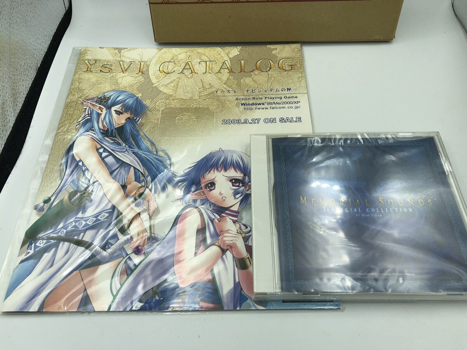 Ys VI: The Ark of Napishtim Falcom Mail-Order Special Package w/ soundtrack CD