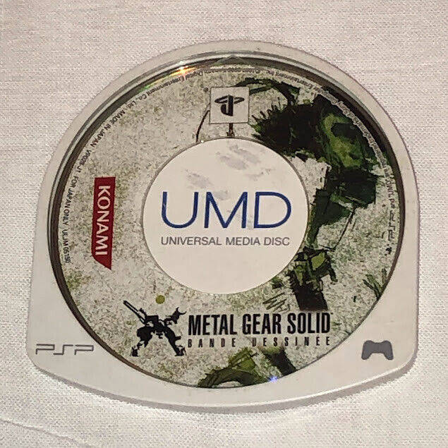 Metal Gear Solid Bande Dessinée PSP Japan aka Digital Graphic Novel Ashley Wood
