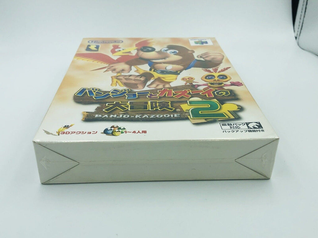 NEW SEALED Banjo-Tooie (Banjo-Kazooie 2) Japan Nintendo 64 Japanese 2000 NIB N64