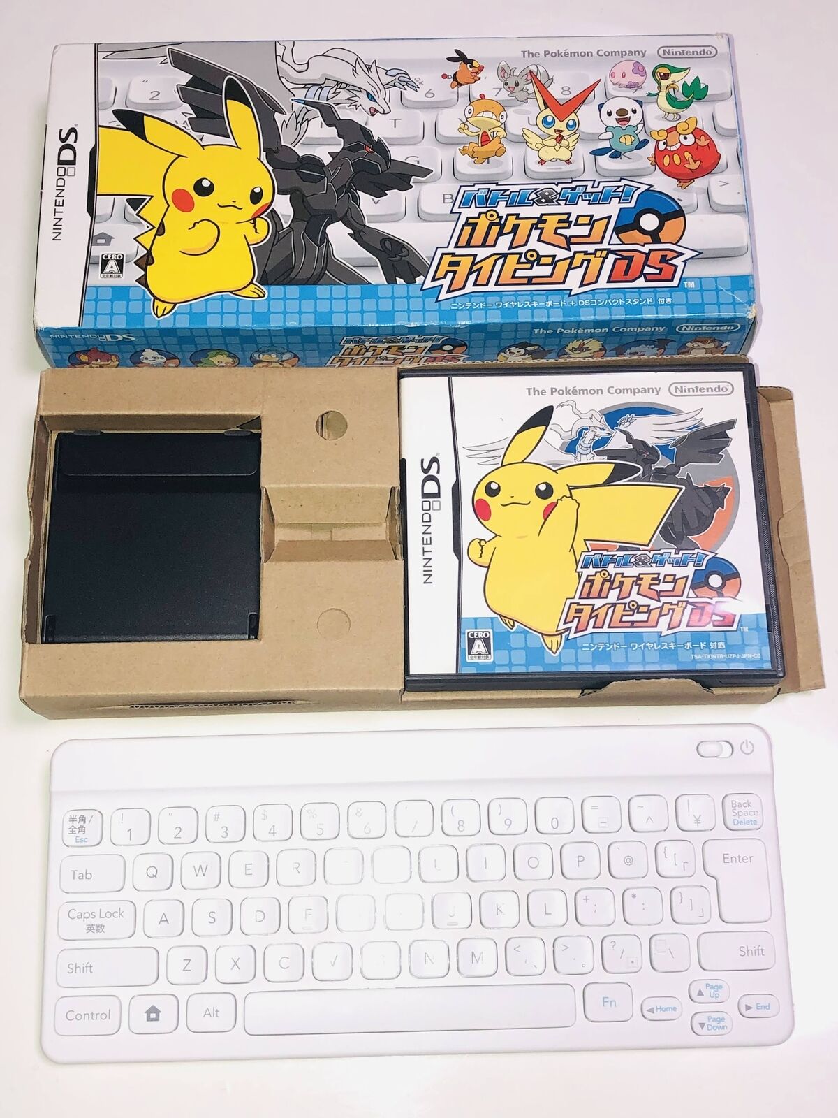 Battle & Get! Pokemon Typing DS Nintendo DS Japan Pokémon with keyboard set box