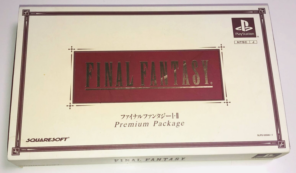 Final Fantasy I & II Premium Package w/ Figures for PlayStation 1 limited Japan