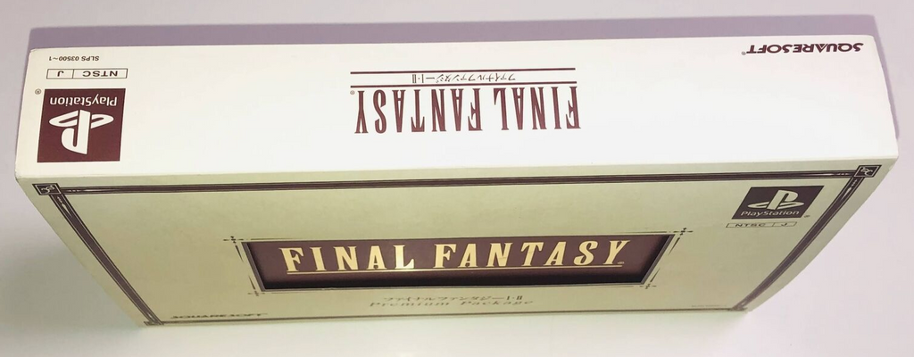 Final Fantasy I & II Premium Package w/ Figures for PlayStation 1 limited Japan