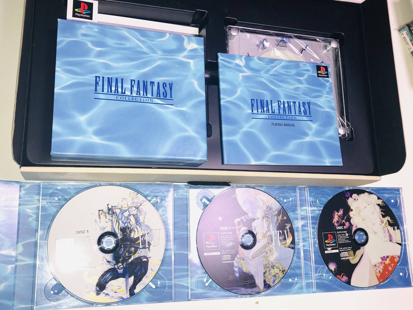 Final Fantasy Collection Anniversary Package Playstation w Limited Edition Clock