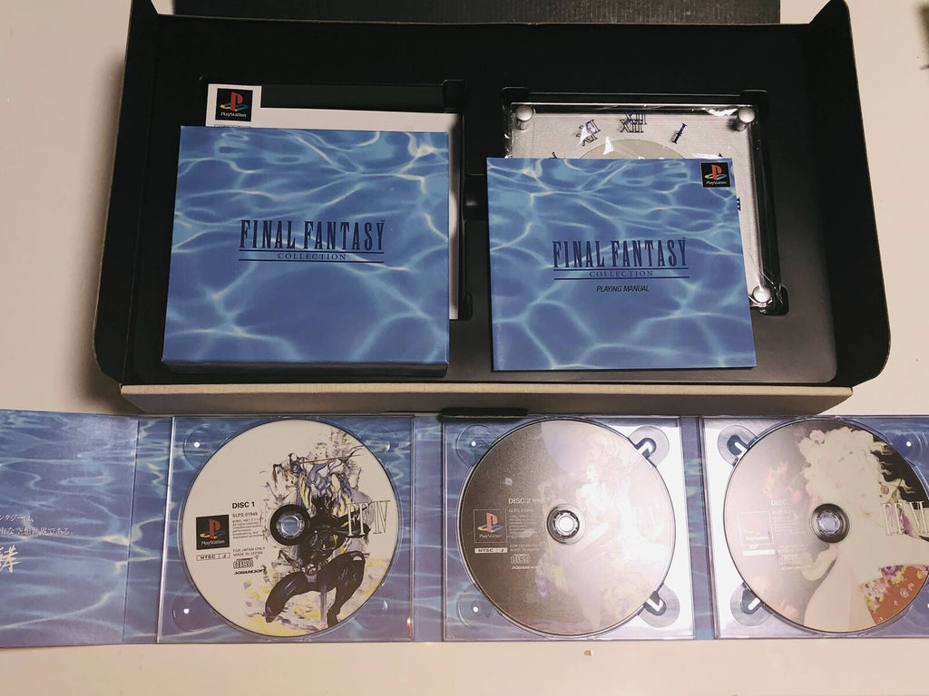 Final Fantasy Collection Anniversary Package Playstation w Limited Edition Clock