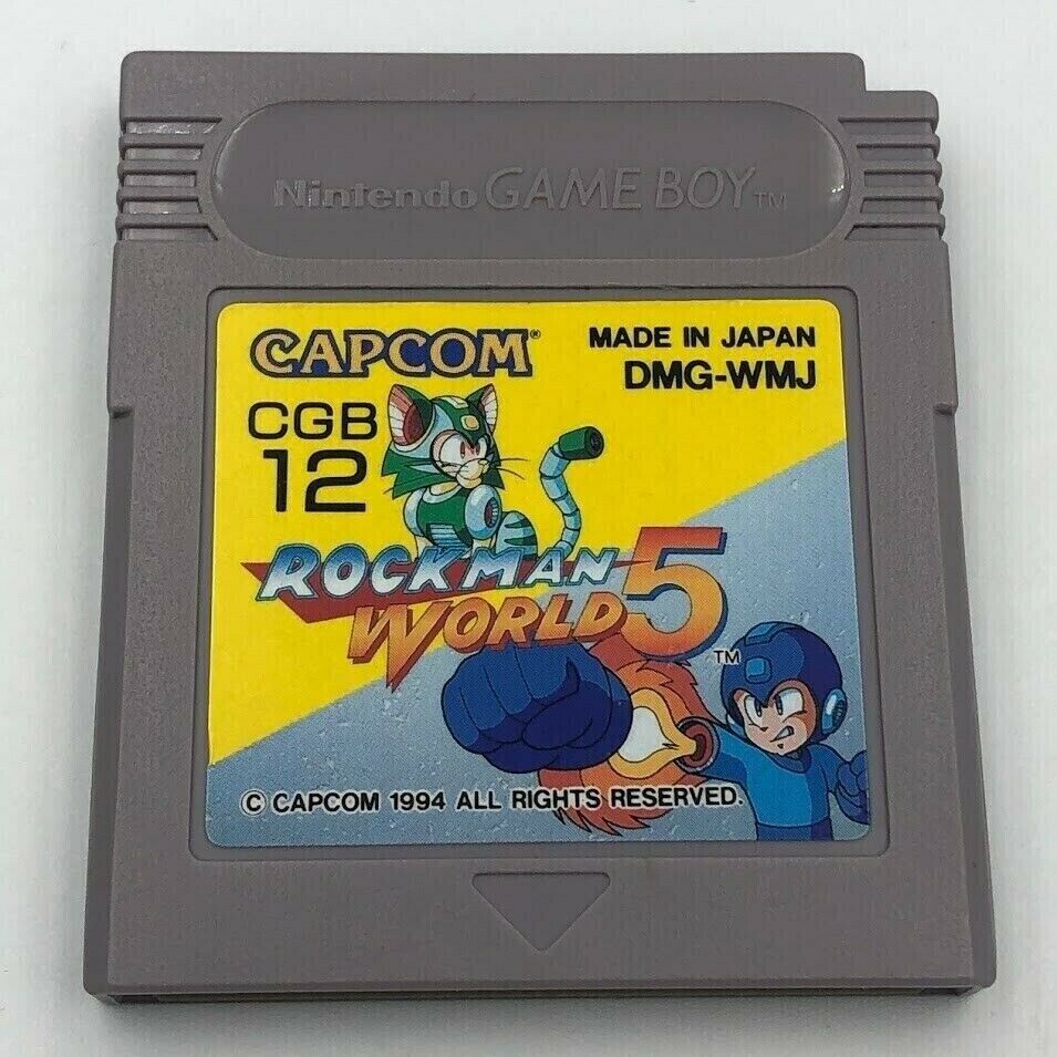 Rockman World 5 aka Mega Man V Nintendo Game Boy Japan Japanese Megaman 5