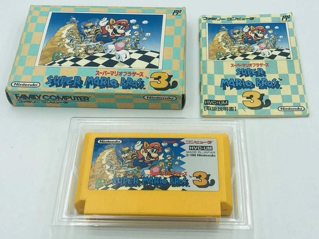 Super Mario Bros. 3 Nintendo Famicom NES Japan COMPLETE box manual 1988 Brothers