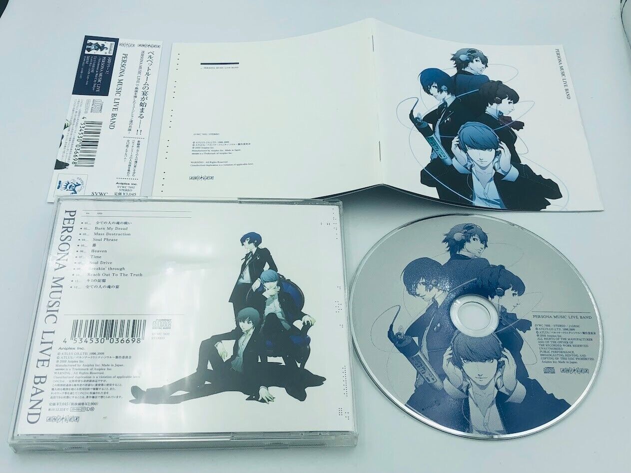 Persona Music Live Band CD rock soundtrack Shoji Megruo Atlus concert Persona 4