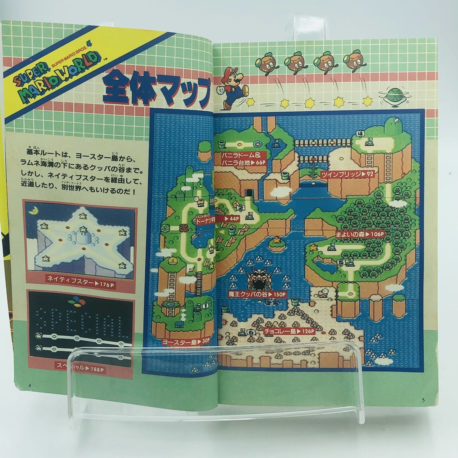 Super Mario World Super Famicom Definitive Guide Book Super Nintendo SNES 1990