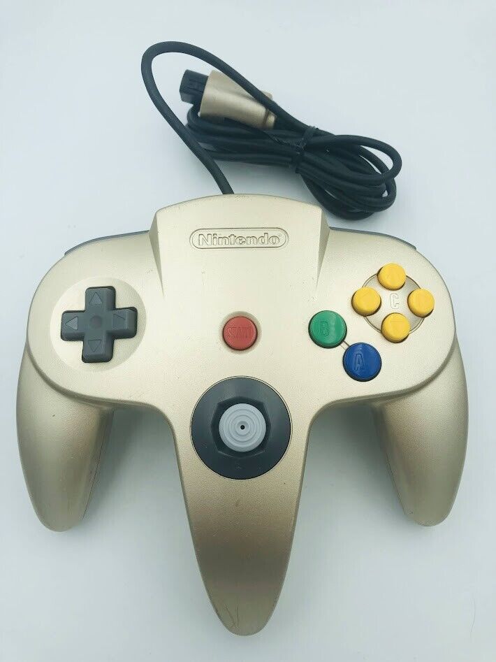 Nintendo 64 Gold Controller Bros authentic official golden N64 limited edition