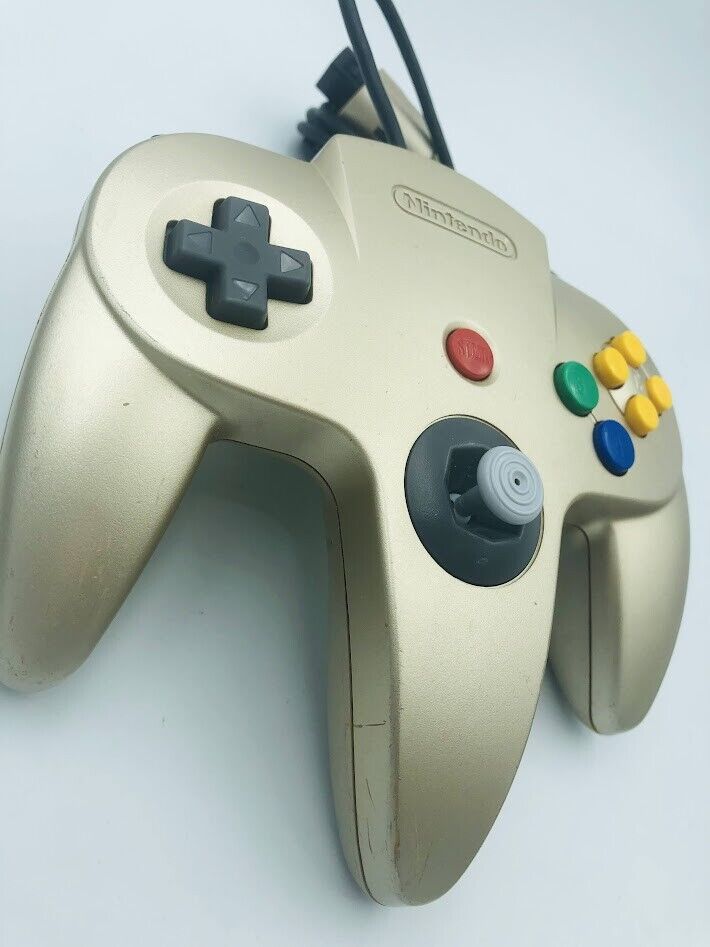 Nintendo 64 Gold Controller Bros authentic official golden N64 limited edition