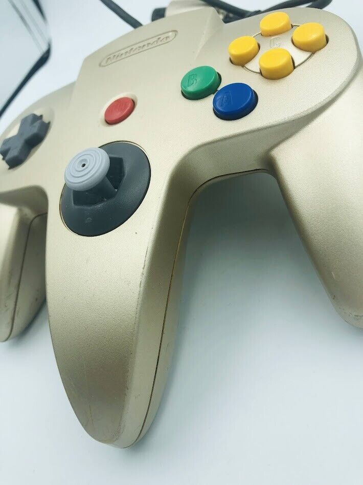 Nintendo 64 Gold Controller Bros authentic official golden N64 limited edition