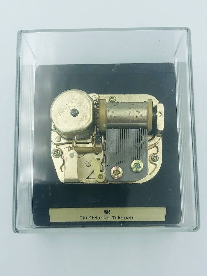 Mariya Takeuchi "Eki" (Station) skeleton music box Sankyo City Pop Japan VIDEO