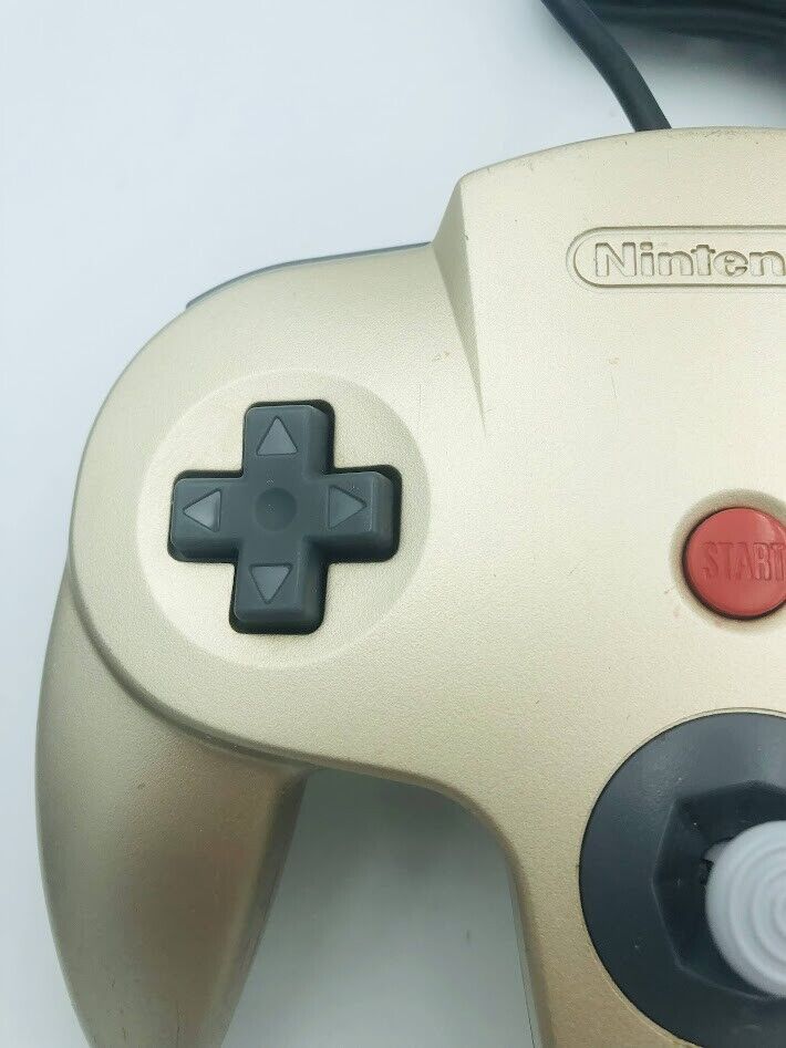 Nintendo 64 Gold Controller Bros authentic official golden N64 limited edition