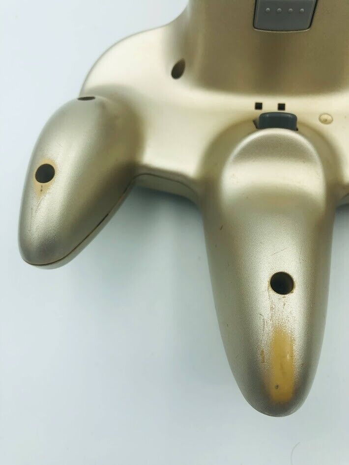 Nintendo 64 Gold Controller Bros authentic official golden N64 limited edition