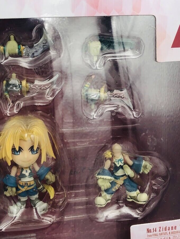 Final Fantasy IX FF9 Trading Arts Kai mini Zidane Tribal Square NIB New in Box