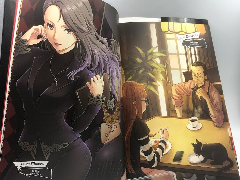 Persona 5 Character Anthology art book guest manga illustrators 159p artbook