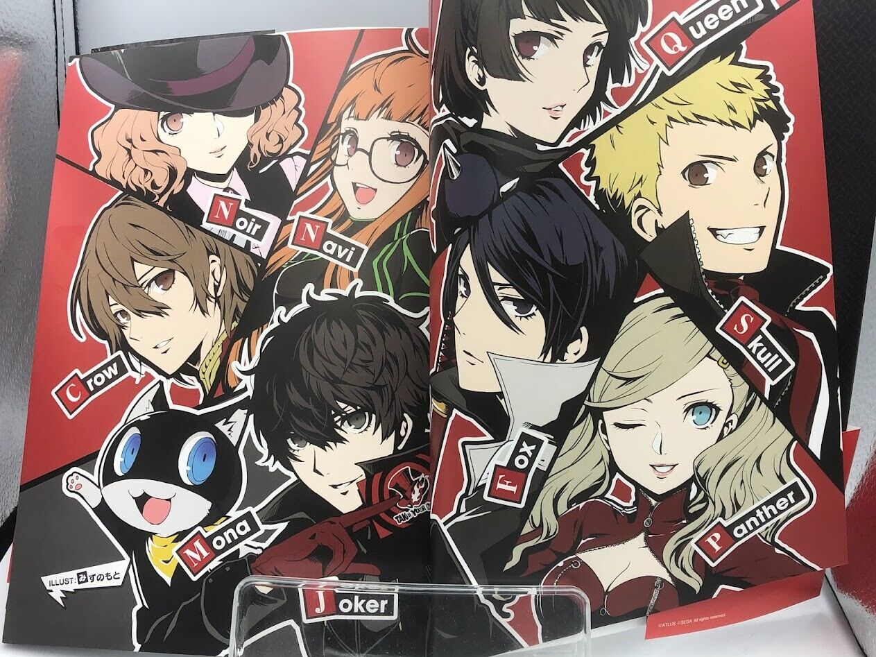 Persona 5 Character Anthology art book guest manga illustrators 159p artbook