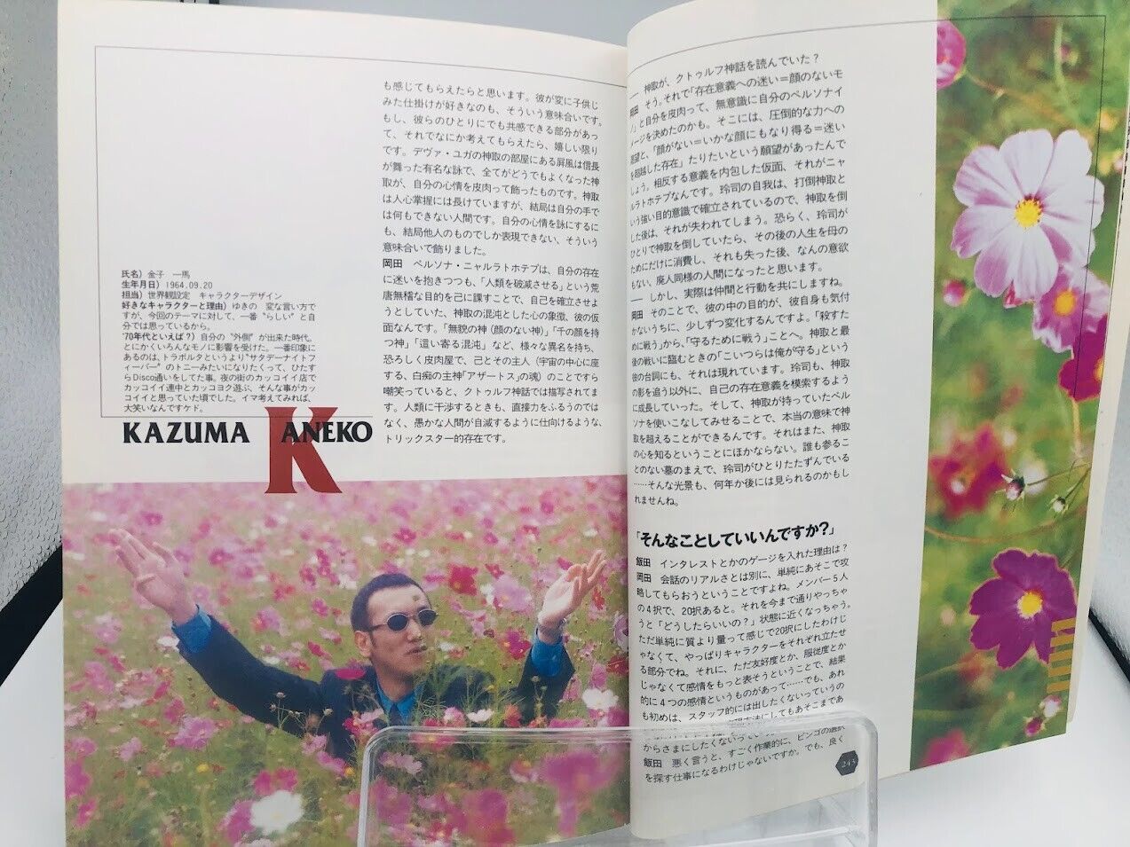 Persona 1 Official Guidebook artbook art Atlus Kazuma Kaneko illustration PS1