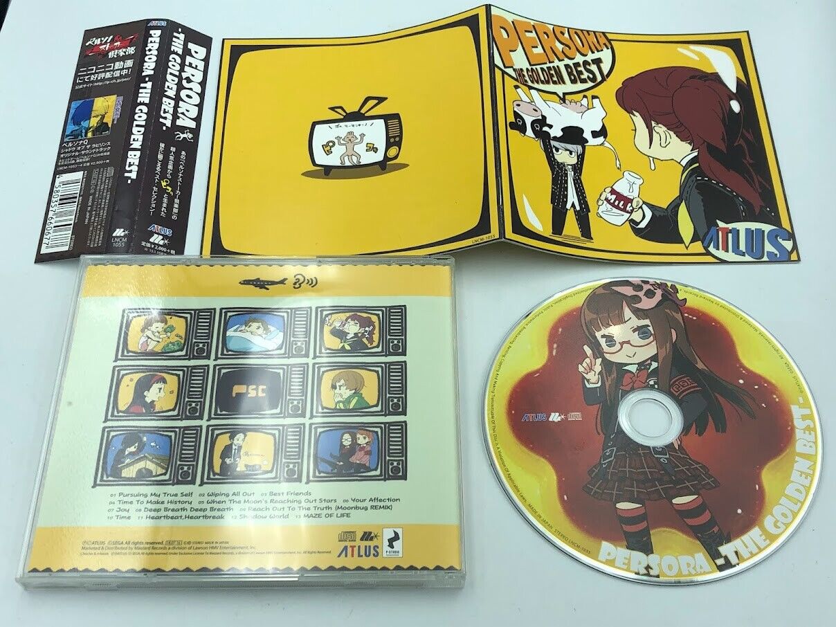 Persona 3&4 soundtrack Persora The Golden Best Shoji Meguro CD OST Atlus