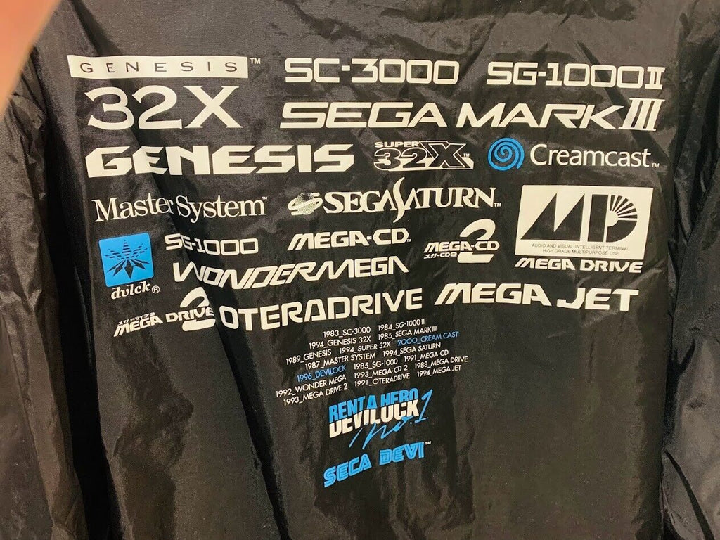 Sega Dreamcast Rent-A-Hero No. 1 development team jacket Devilock collaboration