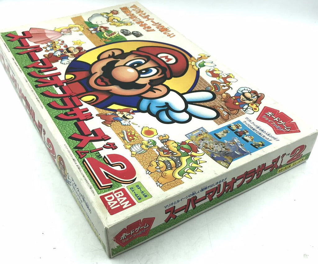 Super Mario Bros. 2 Board Game by Bandai Japan 1986 Lost Levels Nintendo Brother