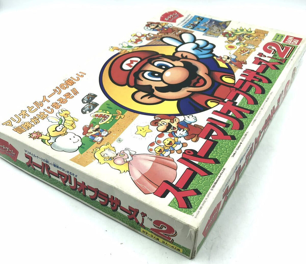 Super Mario Bros. 2 Board Game by Bandai Japan 1986 Lost Levels Nintendo Brother