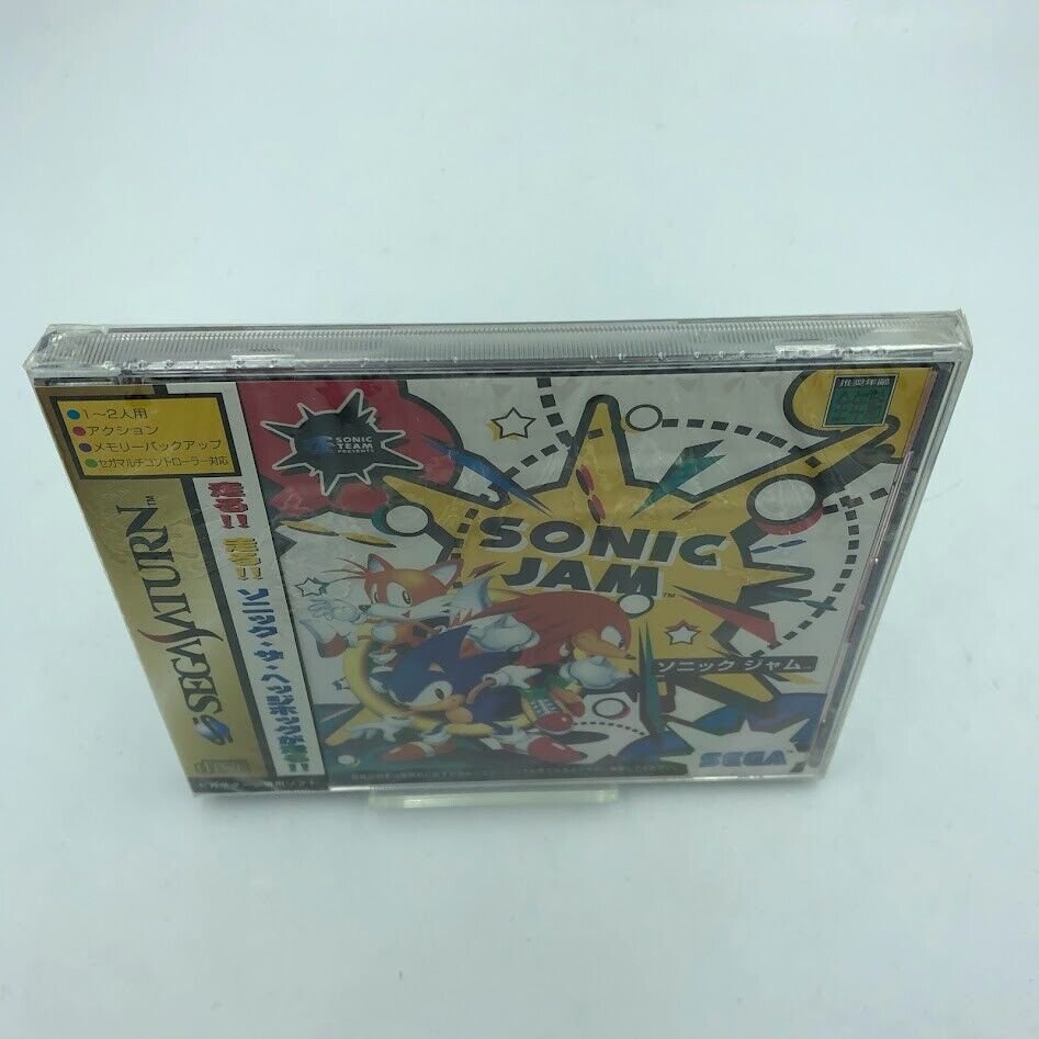 New Sealed Sonic Jam Sega Saturn Japan mint flawless Y-fold w tearstrip Hedgehog