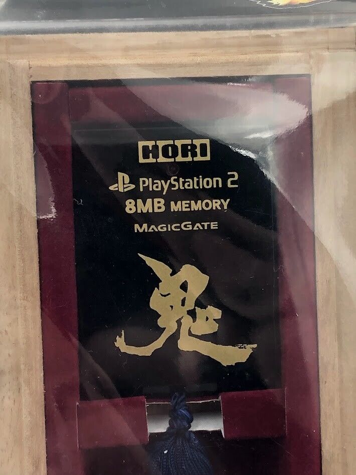 Onimusha 3 Limited Edition Memory Card in Paulownia Wood Box Hori Playstation 2