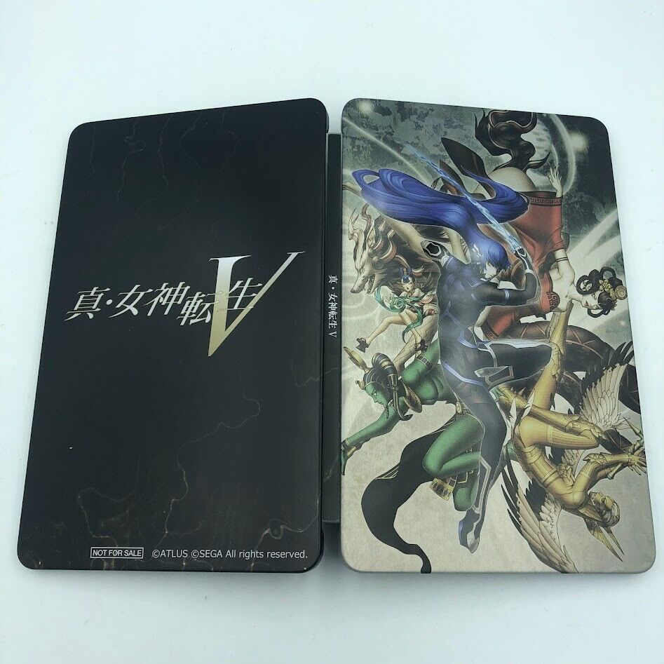 Shin Megami Tensei V Steelbook Case (NO GAME) Nintendo Switch Japan Geo Exclusiv