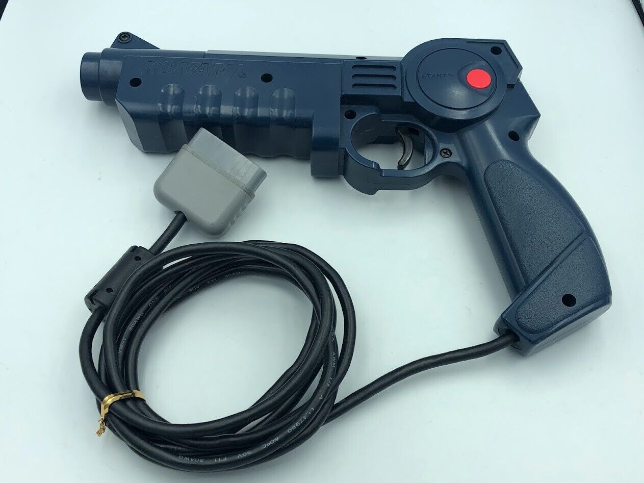 Konami Hyper Blaster light gun controller SLPH-00014 Justifier Hyperblaster CRT