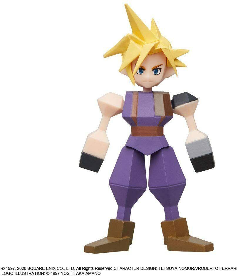 Final Fantasy VII Remake FF7 Polygon Mini Figures Square Enix Ichiban Kuji Japan