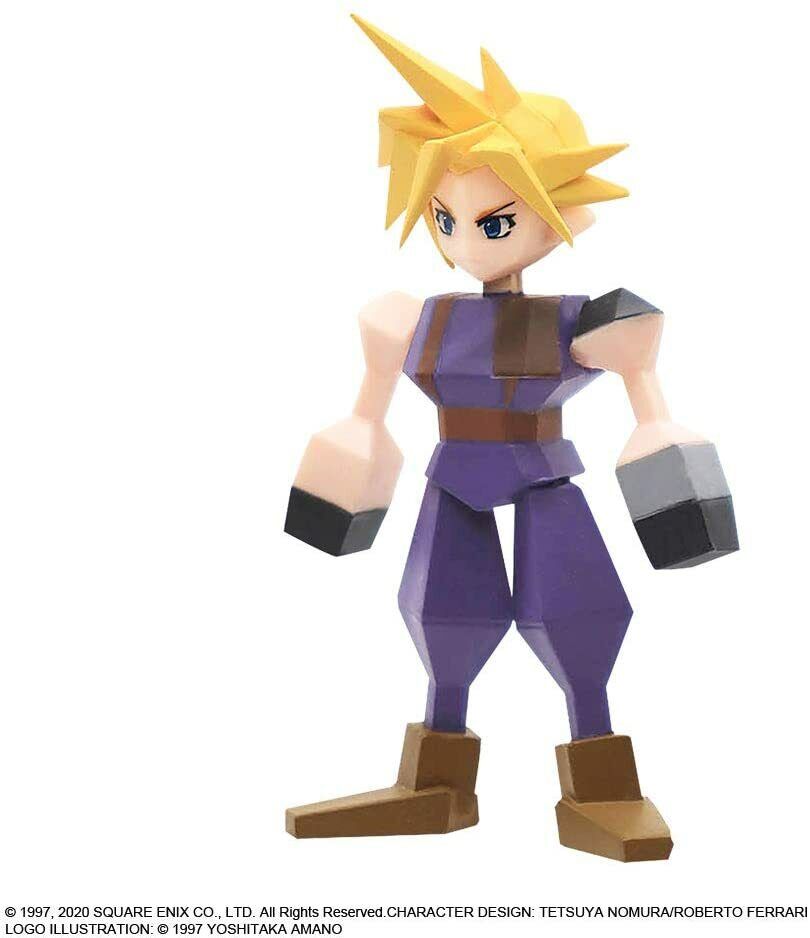 Final Fantasy VII Remake FF7 Polygon Mini Figures Square Enix Ichiban Kuji Japan