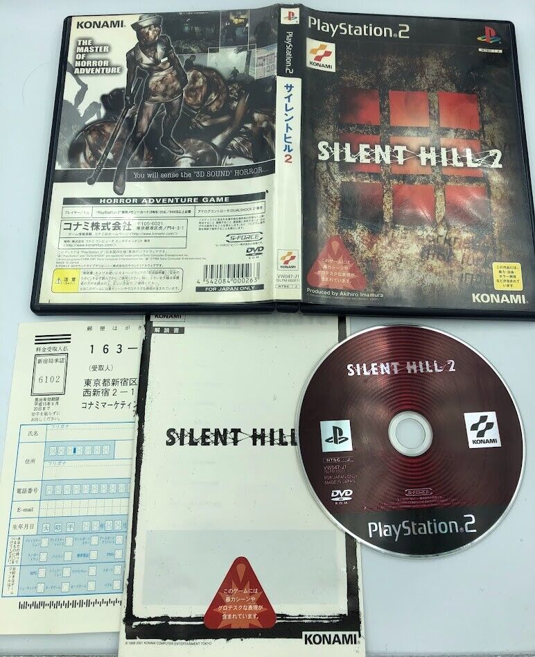 Silent Hill 2 Playstation 2 Japan COMPLETE **Has English! with case & manual PS2