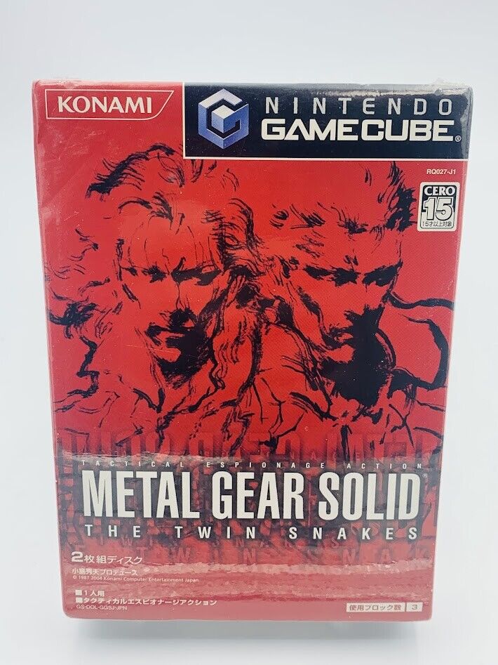NEW SEALED Metal Gear Solid: The Twin Snakes Nintendo Gamecube Japan JP mint