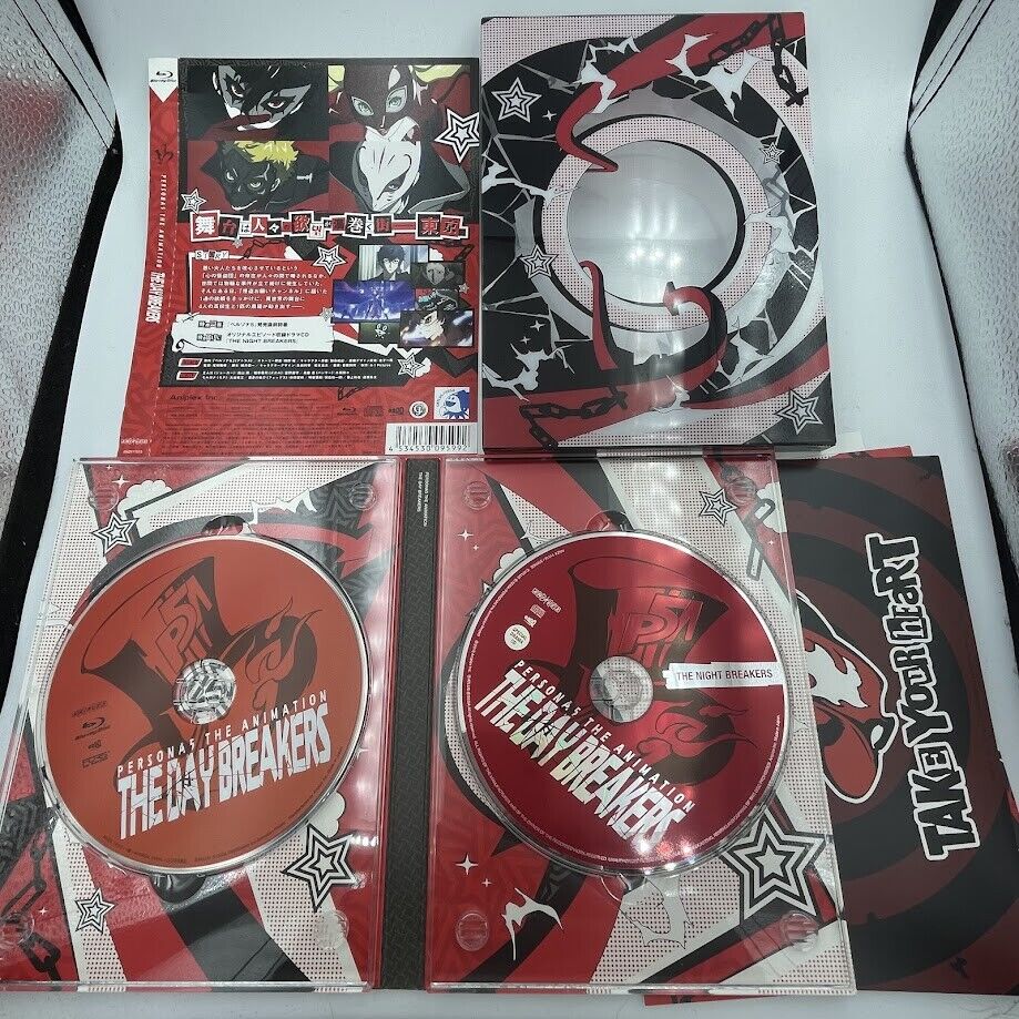 Persona 5 The Animation The Day Breakers Blu-Ray+Drama CD English Subs Aniplex
