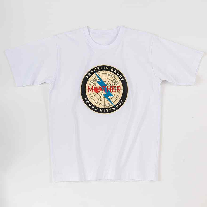 Mother Franklin Badge logo Earthbound T-Shirt Official Japan Size LL Nintendo