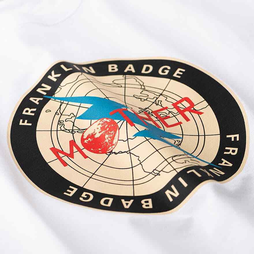 Mother Franklin Badge logo Earthbound T-Shirt Official Japan Size LL Nintendo