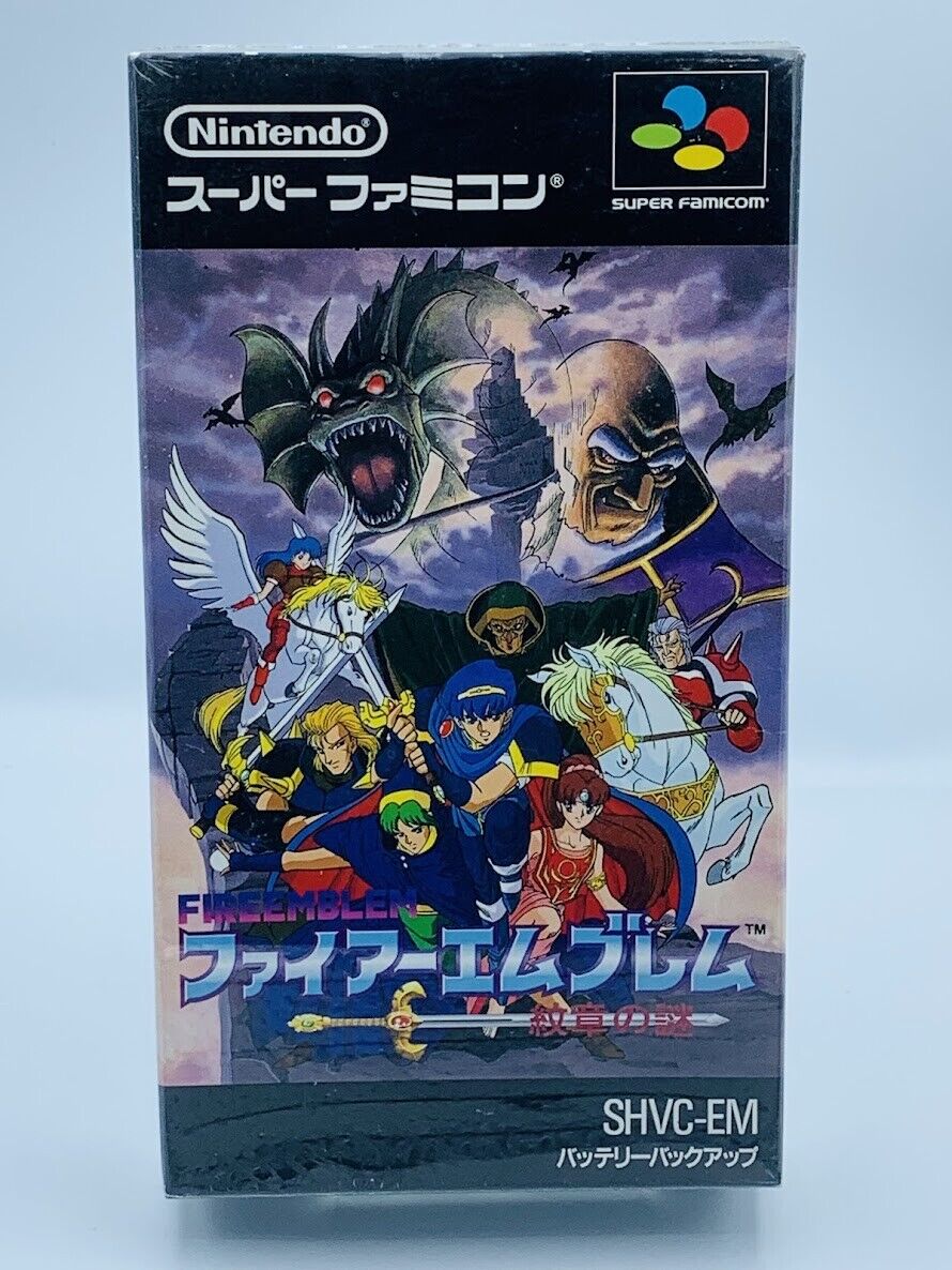 NEW SEALED Fire Emblem: Mystery of Emblem Nintendo Super Famicom Japan unopened