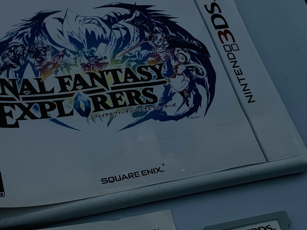 Final Fantasy Explorers Nintendo 3DS Japanese COMPLETE CIB Japan (region lock)