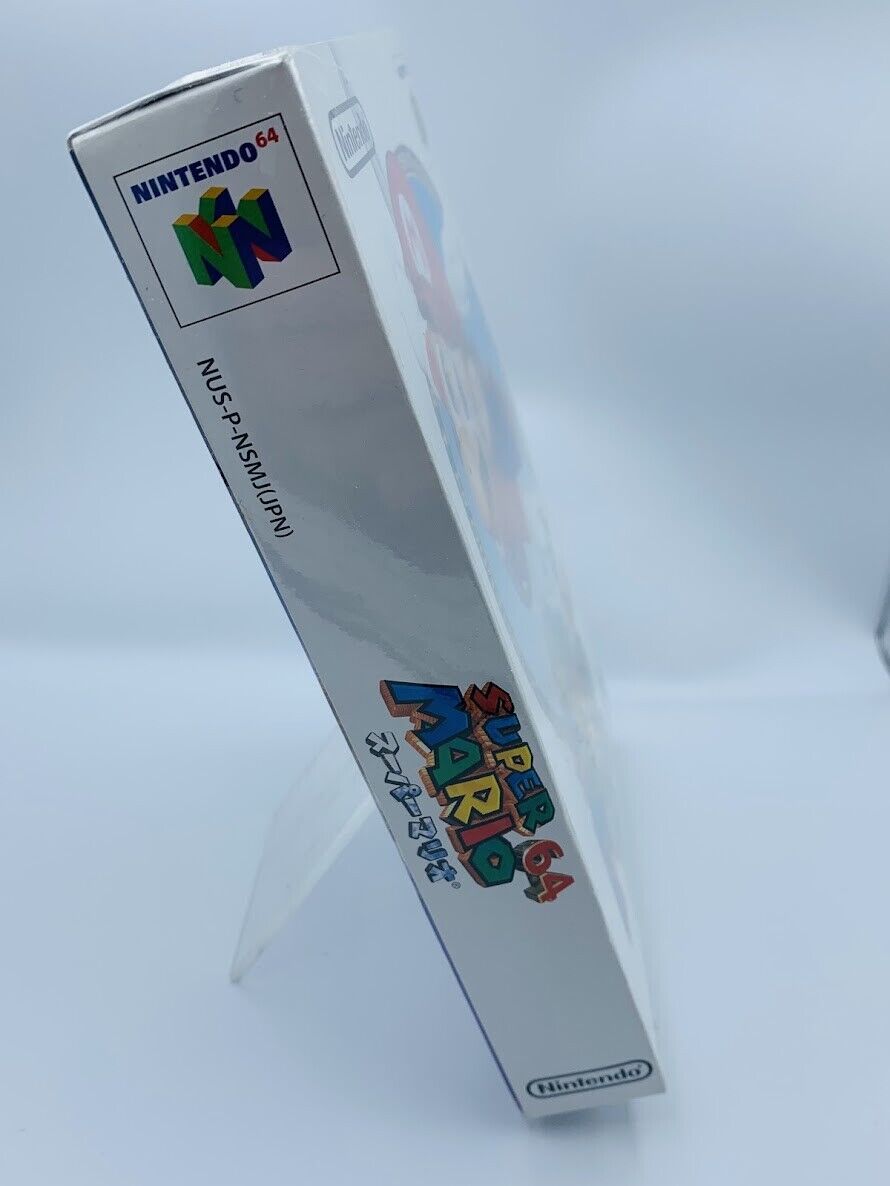 NEW SEALED Super Mario 64 Japan Nintendo 64 Japanese 1996 Complete unopened NIB