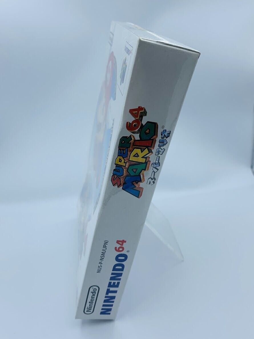 NEW SEALED Super Mario 64 Japan Nintendo 64 Japanese 1996 Complete unopened NIB