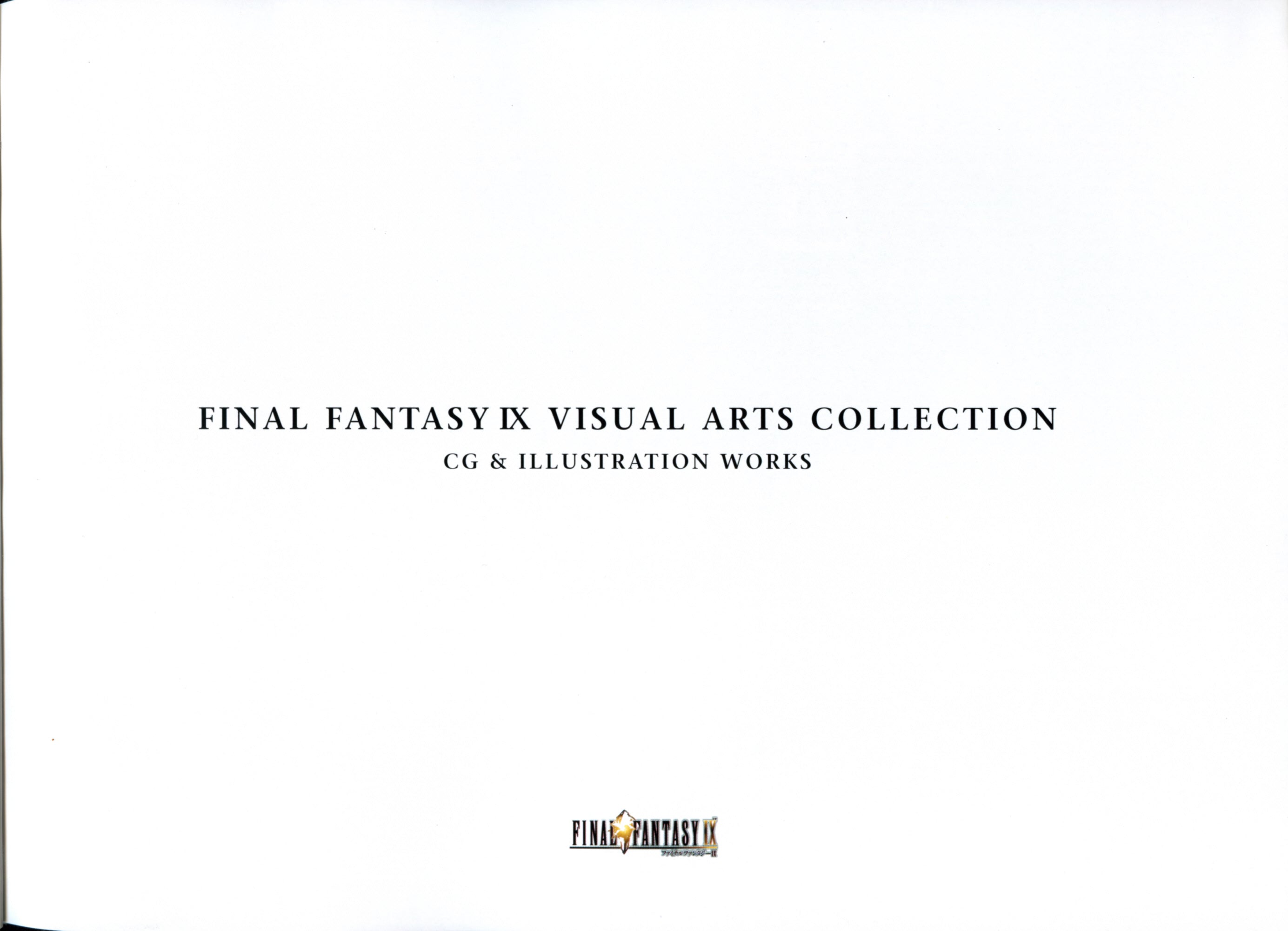 Final Fantasy IX Visual Arts Collection Yoshitaka Amano art book artbook Japan