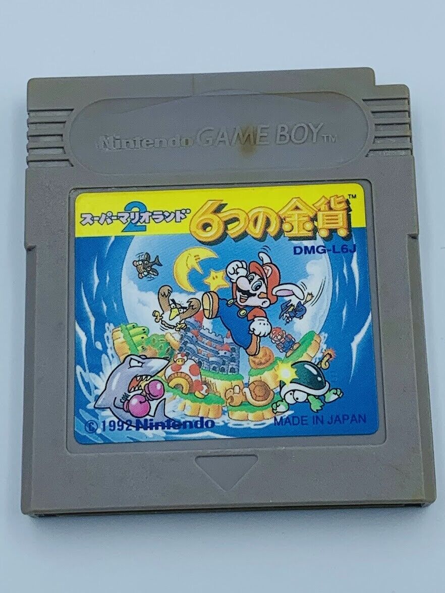 Super Mario Land 2: 6 Golden Coins Nintendo Game Boy Japan region-free