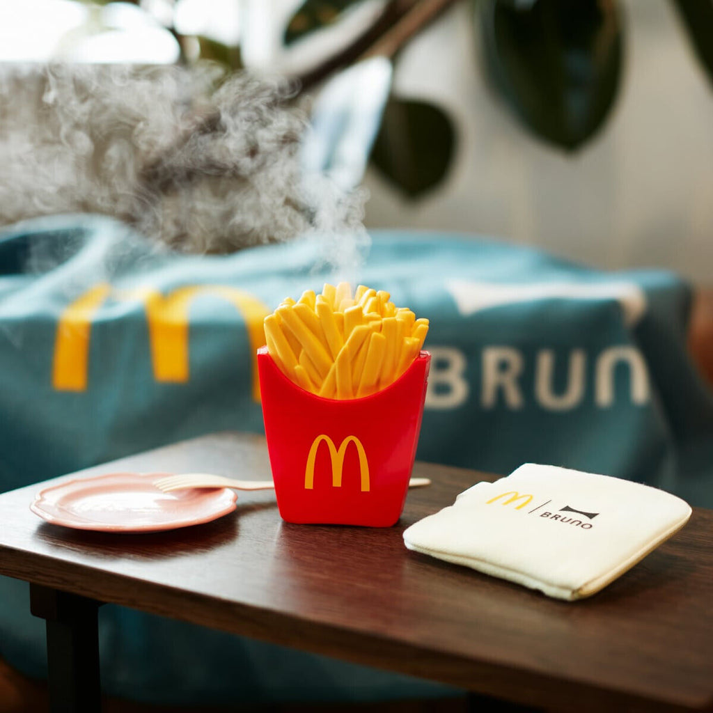 McDonald's+Bruno 2024 Lucky Bag USB French Fry Humidifier+Fleece blanket+Pouch