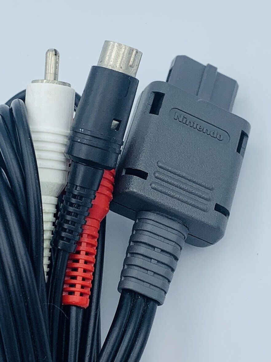 Nintendo brand S-Video cable A/V official OEM SNES/Nintendo 64/Gamecube SHVC-009