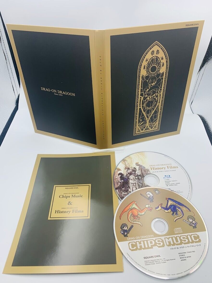 Drag-on Dragoon Chips Music History Films CD+Blu-Ray Drakengard NieR soundtrack